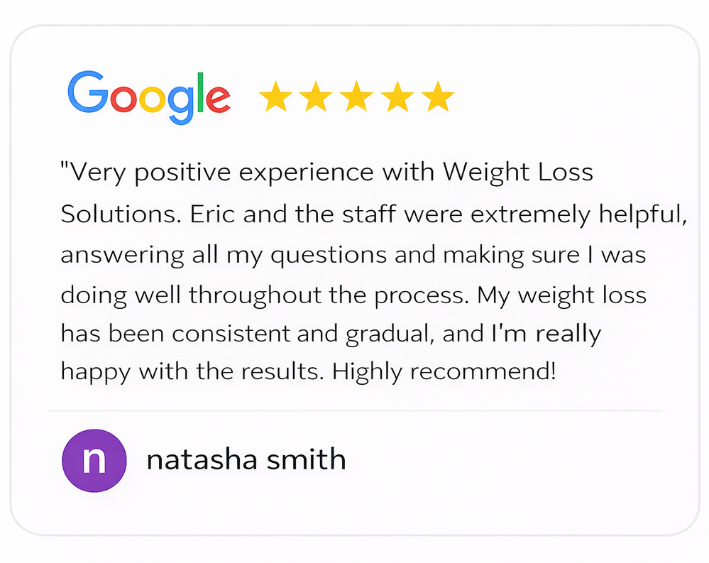 Google review - Natasha
